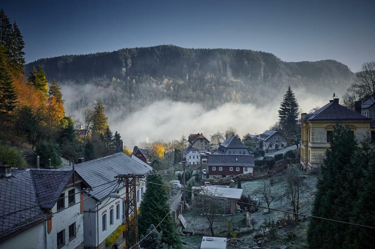 ジェチーンU Kosti - Bohemian Switzerlandアパートメント エクステリア 写真